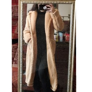 Shein longline Teddy Coat